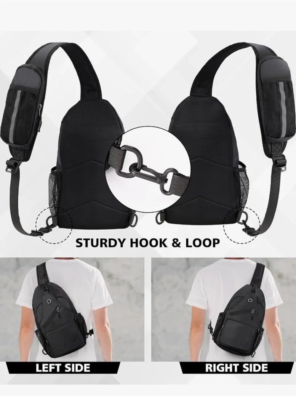 Sling Bag for Men Crossbody Shoulder backpack NEW in Box